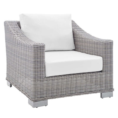 Product Image: EEI-3972-LGR-WHI Outdoor/Patio Furniture/Outdoor Chairs