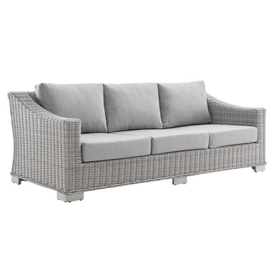 EEI-3974-LGR-GRY Outdoor/Patio Furniture/Outdoor Sofas