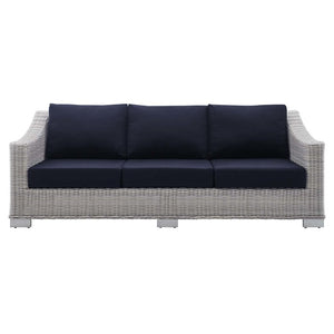 EEI-3974-LGR-NAV Outdoor/Patio Furniture/Outdoor Sofas