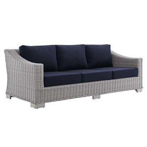EEI-3974-LGR-NAV Outdoor/Patio Furniture/Outdoor Sofas