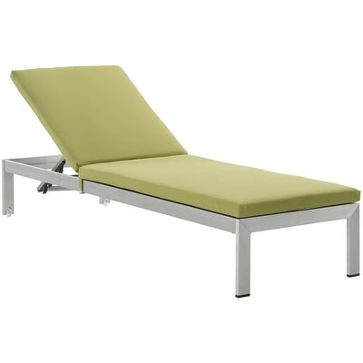EEI-4502-SLV-PER Outdoor/Patio Furniture/Outdoor Chaise Lounges