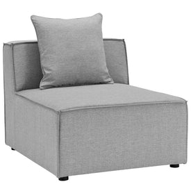 Saybrook Outdoor Patio Upholstered Sectional Sofa Armless Chair