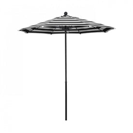 Oceanside Series 7.5' Patio Umbrella with Fiberglass Pole Fiberglass Ribs Push Lift and Sunbrella 2A Cabana Classic Fabric