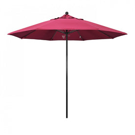 Oceanside Series 9' Patio Umbrella with Fiberglass Pole Fiberglass Ribs Push Lift and Sunbrella 2A Hot Pink Fabric