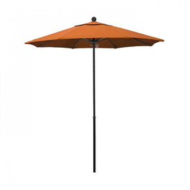 Oceanside Series 7.5' Patio Umbrella with Fiberglass Pole Fiberglass Ribs Push Lift and Sunbrella 2A Tuscan Fabric
