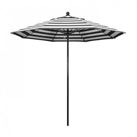 Oceanside Series 9' Patio Umbrella with Fiberglass Pole Fiberglass Ribs Push Lift and Sunbrella 2A Cabana Classic Fabric