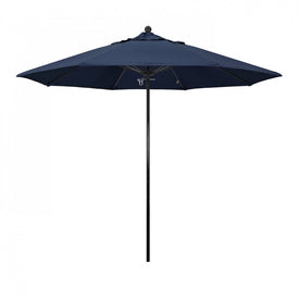 Oceanside Series 9' Patio Umbrella with Fiberglass Pole Fiberglass Ribs Push Lift and Sunbrella 1A Spectrum Indigo Fabric