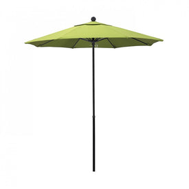 Oceanside Series 7.5' Patio Umbrella with Fiberglass Pole Fiberglass Ribs Push Lift and Sunbrella 2A Parrot Fabric