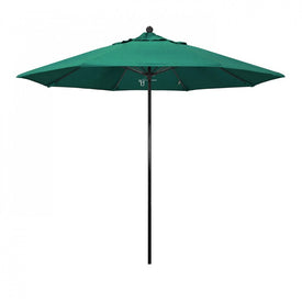 Oceanside Series 9' Patio Umbrella with Fiberglass Pole Fiberglass Ribs Push Lift and Sunbrella 1A Spectrum Aztec Fabric