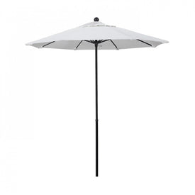 Oceanside Series 7.5' Patio Umbrella with Fiberglass Pole Fiberglass Ribs Push Lift and Sunbrella 1A Natural Fabric