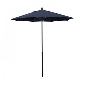 Oceanside Series 7.5' Patio Umbrella with Fiberglass Pole Fiberglass Ribs Push Lift and Sunbrella 1A Spectrum Indigo Fabric