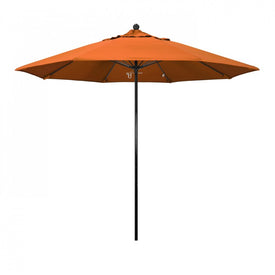 Oceanside Series 9' Patio Umbrella with Fiberglass Pole Fiberglass Ribs Push Lift and Sunbrella 2A Tuscan Fabric