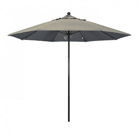 Oceanside Series 9' Patio Umbrella with Fiberglass Pole Fiberglass Ribs Push Lift and Sunbrella 1A Spectrum Dove Fabric