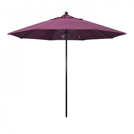 Oceanside Series 9' Patio Umbrella with Fiberglass Pole Fiberglass Ribs Push Lift and Sunbrella 2A Iris Fabric