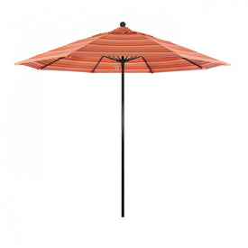 Oceanside Series 9' Patio Umbrella with Fiberglass Pole Fiberglass Ribs Push Lift and Sunbrella 1A Dolce Mango Fabric