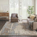KI386-8X11-GRY/BGE Decor/Furniture & Rugs/Area Rugs