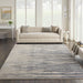 KI387-9X13-BLU/BGE Decor/Furniture & Rugs/Area Rugs