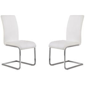 Amanda Contemporary Side Chairs Set of 2