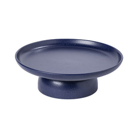 Pacifica 11" Footed Plate - Blueberry