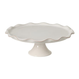 Cook & Host 14" Footed Plate - White
