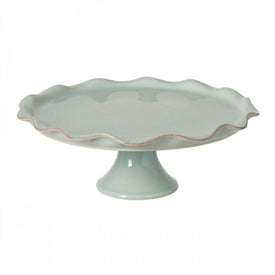 Cook & Host 14" Footed Plate - Robin's Egg Blue