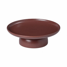 Pacifica 11" Footed Plate - Cayenne