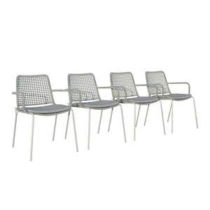 SCRINREC-6OBERONGR-GR-OUT Outdoor/Patio Furniture/Patio Dining Sets