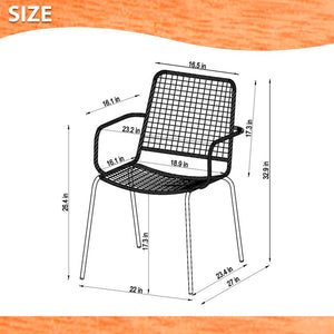 SCRINREC-6OBERONGR-GR-OUT Outdoor/Patio Furniture/Patio Dining Sets