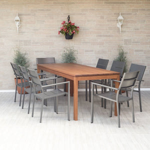 SCATA-8CALIARM Outdoor/Patio Furniture/Patio Dining Sets