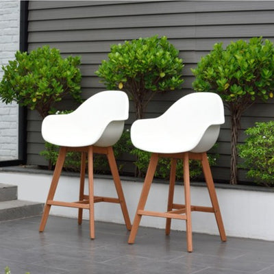 Product Image: SC2CONCARMWH-WHPAR Outdoor/Patio Furniture/Outdoor Chairs