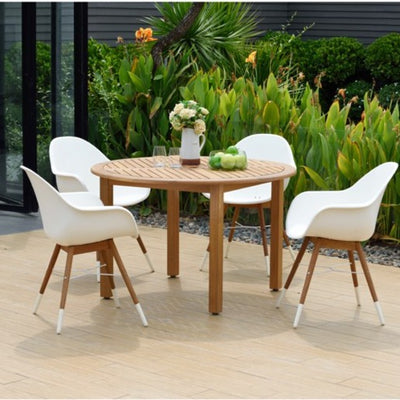 Product Image: OLDBU-4CHAMARMWHLOT Outdoor/Patio Furniture/Patio Dining Sets