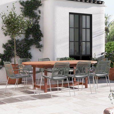 Product Image: BT359-8OBERONGR-GR-OUT Outdoor/Patio Furniture/Patio Dining Sets