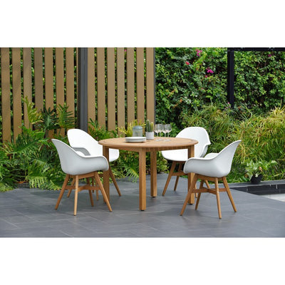 Product Image: OLDBU-4LAUSARMWHLOT Outdoor/Patio Furniture/Patio Dining Sets