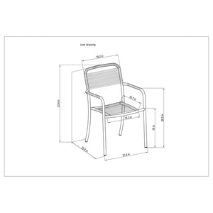 RINRECT-6PORTBY Outdoor/Patio Furniture/Patio Dining Sets