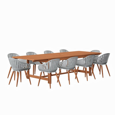 Product Image: SCLEY-10CANNESGR-PAR Outdoor/Patio Furniture/Patio Dining Sets
