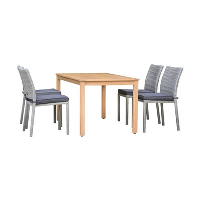Product Image: ORLRECLOT-4LIBSDGRGR Outdoor/Patio Furniture/Patio Dining Sets