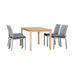 ORLRECLOT-4LIBSDGRGR Outdoor/Patio Furniture/Patio Dining Sets