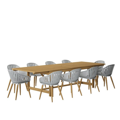 Product Image: SCLEY-10CANNESGR-LOT Outdoor/Patio Furniture/Patio Dining Sets