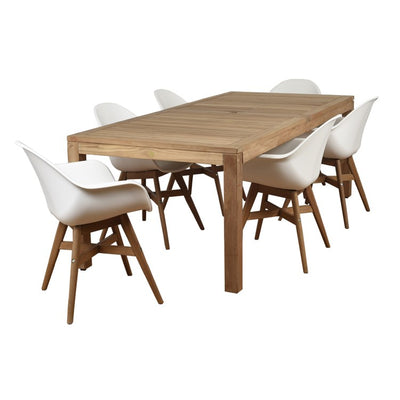 Product Image: RINBIG-6LAUWH-L Outdoor/Patio Furniture/Patio Dining Sets