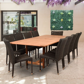 Amazonia Eleven-Piece Rectangular Patio Dining Set