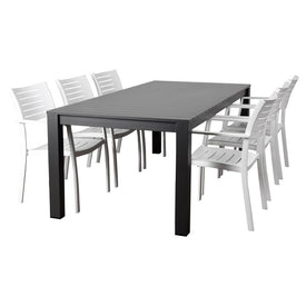 Atlantic Noordam Seven-Piece Rectangular Patio Dining Set