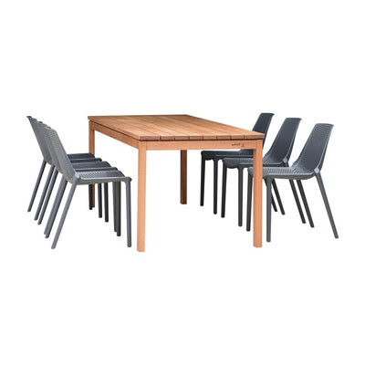 Product Image: BT265-6VALSIDEGR Outdoor/Patio Furniture/Patio Dining Sets