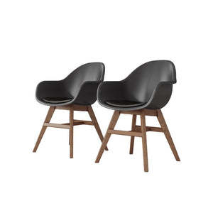 SC2CONCARMBK-BKPAR Outdoor/Patio Furniture/Outdoor Chairs