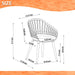 SC4CANNESWH-WHPAR Outdoor/Patio Furniture/Outdoor Chairs