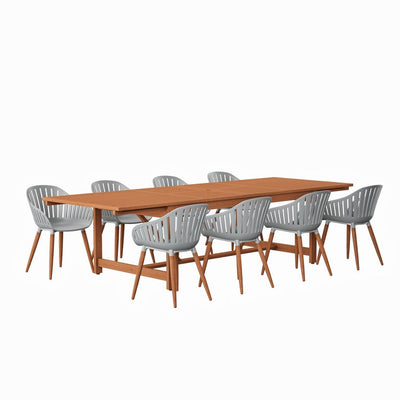 Product Image: SCLEY-8CANNESGR-PAR Outdoor/Patio Furniture/Patio Dining Sets