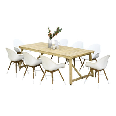 Product Image: KLARION-8CHARMWTLOT Outdoor/Patio Furniture/Patio Dining Sets