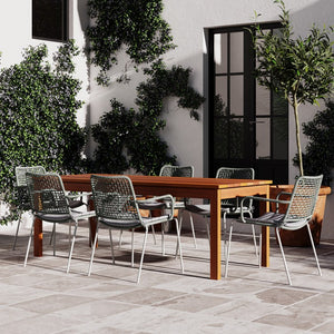 BT265-6OBERONGR-GR-OUT Outdoor/Patio Furniture/Patio Dining Sets