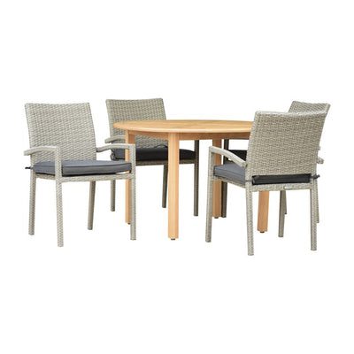 Product Image: OLDBULOT-4LIBARMGRGR Outdoor/Patio Furniture/Patio Dining Sets