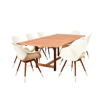 Product Image: BT542-8CHAMWHT Outdoor/Patio Furniture/Patio Dining Sets