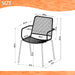 BT360-6OBERONGR-GR-OUT Outdoor/Patio Furniture/Patio Dining Sets